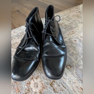 Men's Black Leather Shoes